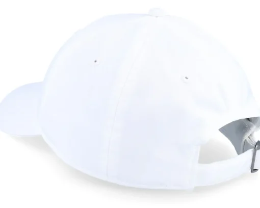 Dad Cap-Equip White Quilted Dad Cap -