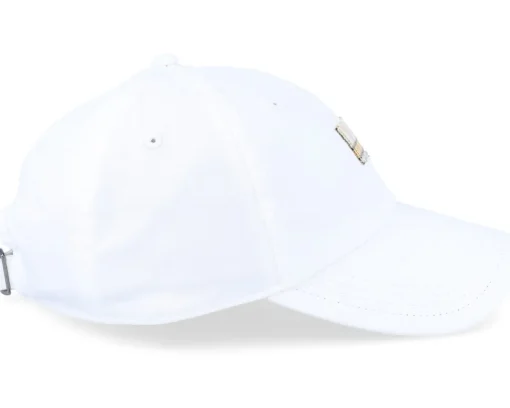 Dad Cap-Equip White Quilted Dad Cap -