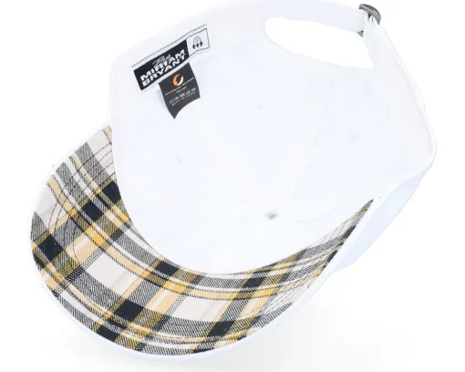 Dad Cap-Equip White Quilted Dad Cap -