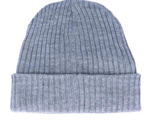 Cuff Beanies-Barts Wilbert Turnup Heather Grey Cuff -