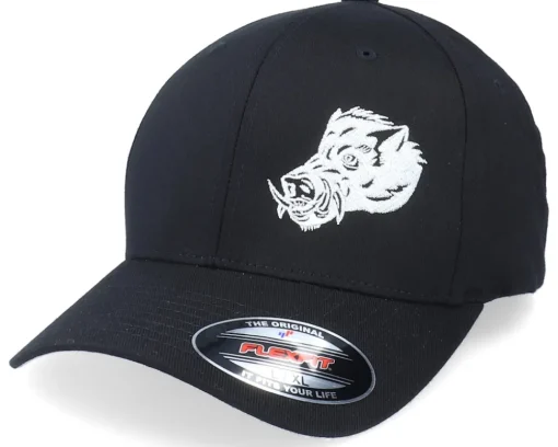 Flexfit-Hunter Wild Boar Head Black Flexfit -