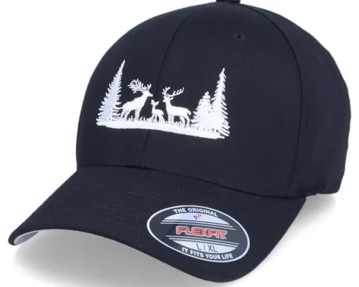Flexfit-Hunter Wildlife Scenery Black Flexfit -
