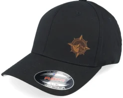 Flexfit-Wild Spirit Windrose Mountain Brown Patch Black Flexfit -