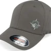 Clearance Wild Spirit Windrose Mountain Grey Patch Dark Grey Flexfit -