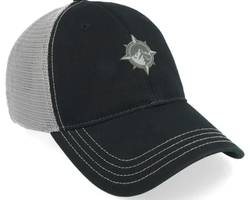 Trucker-Wild Spirit Windrose Mountain Grey Patch Black/Charcoal -