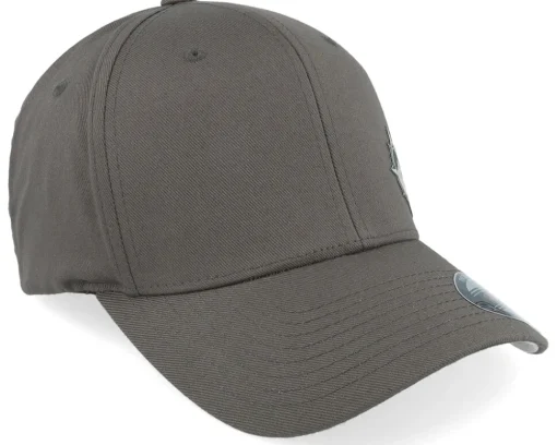 Clearance Wild Spirit Windrose Mountain Grey Patch Dark Grey Flexfit -