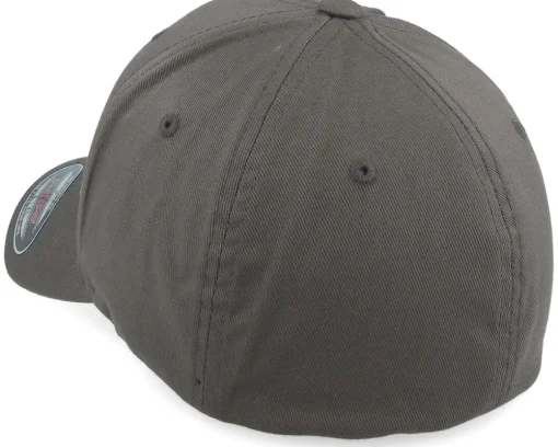 Clearance Wild Spirit Windrose Mountain Grey Patch Dark Grey Flexfit -