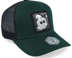 Trucker-Critiql Hit Wizard Box Patch Dark /Black/Pink Trucker - Green