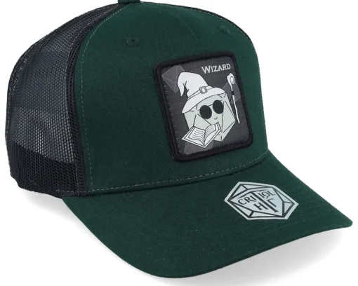 Trucker-Critiql Hit Wizard Box Patch Dark /Black/Pink Trucker - Green