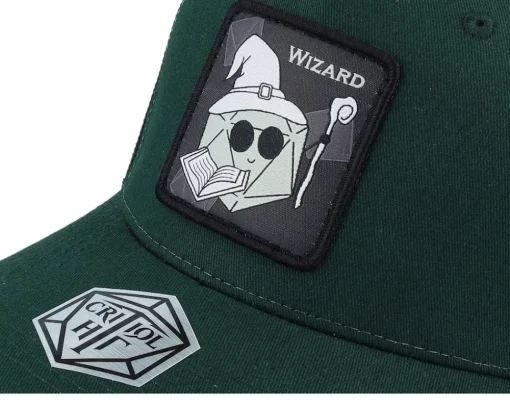 Trucker-Critiql Hit Wizard Box Patch Dark /Black/Pink Trucker - Green