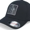 Fashion Iconic Wolf Black Metallic Patch Black Flexfit -