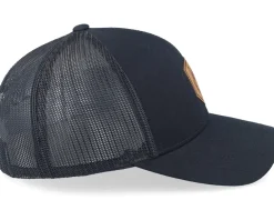Best Wild Spirit Wolf Paw Shield Patch Retro Black Trucker -