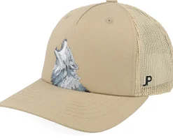 Trucker-Jim Pilleus Wolves Sand A-Frame Trucker -