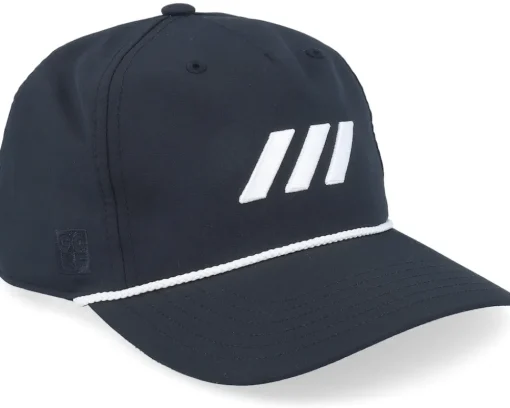 Adjustable-Adidas Women 5 Panel Rope Black Adjustable -