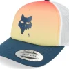 Trucker-Fox Women Elevated Foam Orange/White/Navy Trucker Hat -