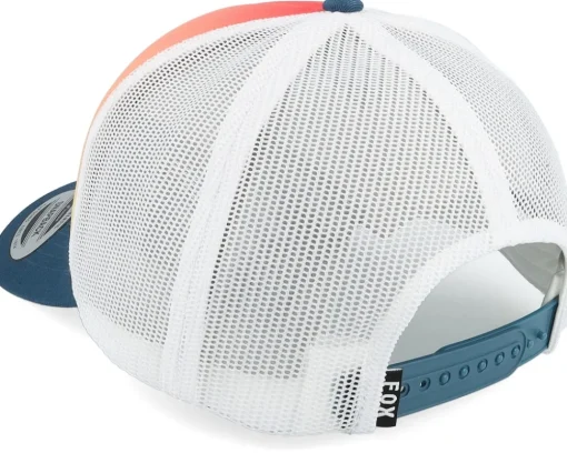 Trucker-Fox Women Elevated Foam Orange/White/Navy Trucker Hat -