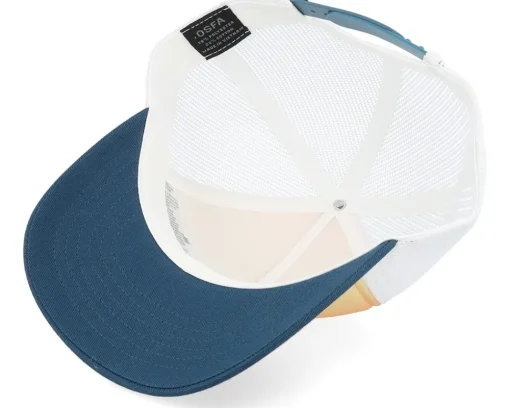 Trucker-Fox Women Elevated Foam Orange/White/Navy Trucker Hat -