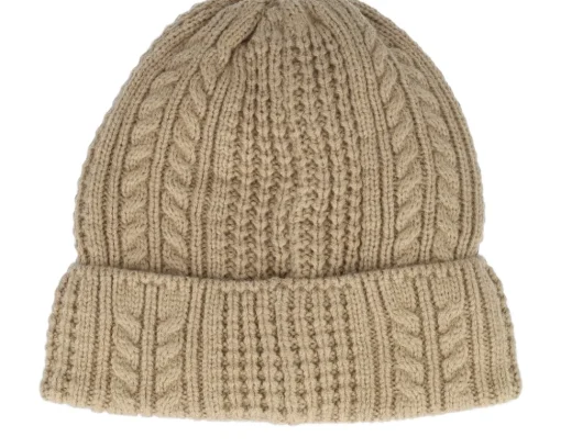 Online Under Armour Women Halftime Cable Knit Beanie Camel Cuff - Beige