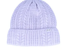 Online Under Armour Women Halftime Cable Knit Beanie Camel Cuff - Beige