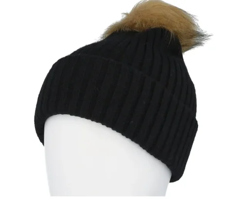 Hot MJM Hats Womens Beanie Pia 42 Mix Black Pom -
