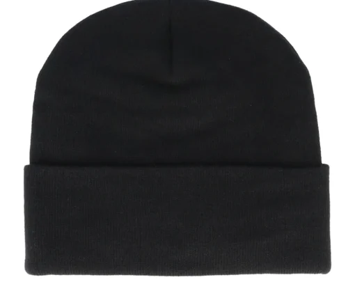 Cuff Beanies-Vans Womens Breakin Curfew Beanie Ii Black/Black Cuff -