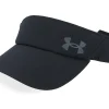 Golf-Under Armour Women's Iso-chill Launch Black Visor -