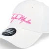 Golf-Taylor Made Womens Script White/Pink Adjustable -