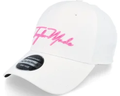 Golf-Taylor Made Womens Script White/Pink Adjustable -