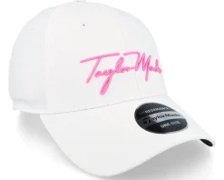 Golf-Taylor Made Womens Script White/Pink Adjustable -