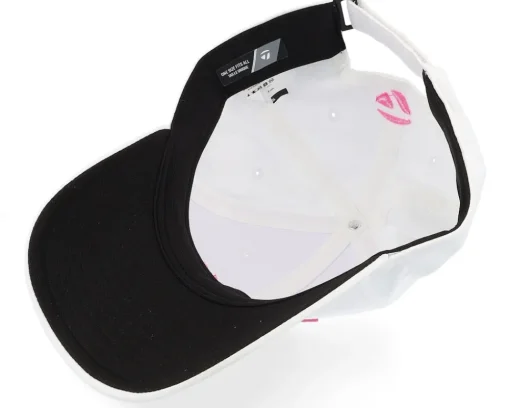 Golf-Taylor Made Womens Script White/Pink Adjustable -
