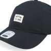 Dad Cap-Brixton Woodburn Black Nylon Dad Cap -