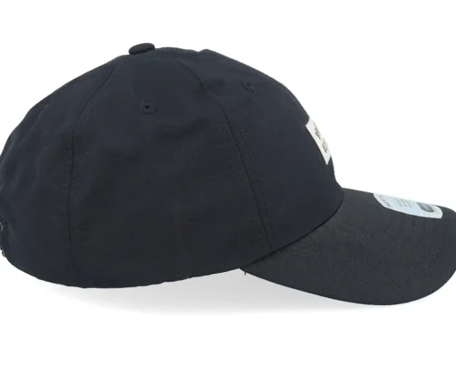 Dad Cap-Brixton Woodburn Black Nylon Dad Cap -