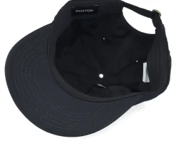 Dad Cap-Brixton Woodburn Black Nylon Dad Cap -