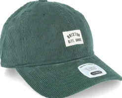 Dad Cap-Brixton Woodburn Emerald Corduroy Dad Cap -