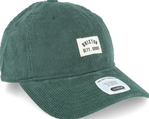Dad Cap-Brixton Woodburn Emerald Corduroy Dad Cap -