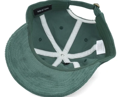 Dad Cap-Brixton Woodburn Emerald Corduroy Dad Cap -