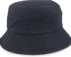 Buckets-Brixton Woodburn Packable Hat Sol Wash Bucket - Black