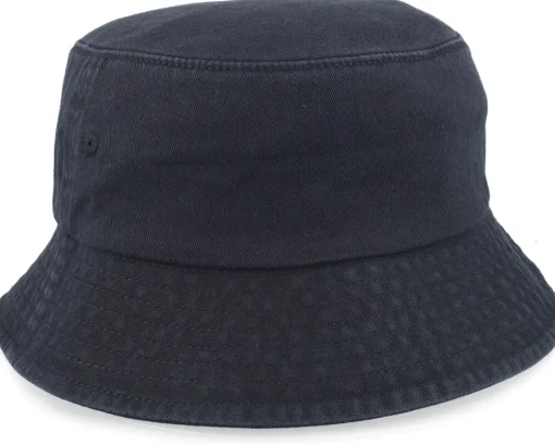 Buckets-Brixton Woodburn Packable Hat Sol Wash Bucket - Black
