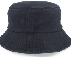 Buckets-Brixton Woodburn Packable Hat Sol Wash Bucket - Black