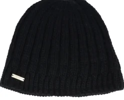 Discount Seeberger 100% Wool Beanie Black Beanie -