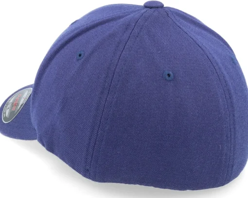 Flexfit | Blanks-Flexfit Wool Blend Navy - Blue