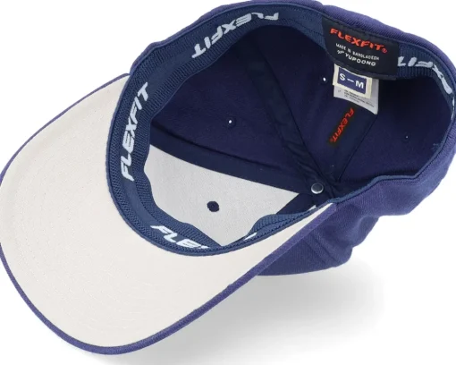Flexfit | Blanks-Flexfit Wool Blend Navy - Blue