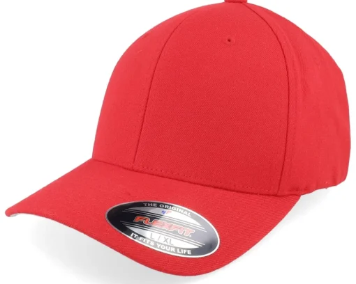 Sale Flexfit Wool Blend Red -
