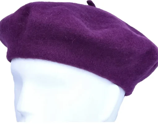 Berets-Jaxon & James Wool Fashion Purple Beret -