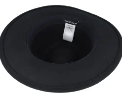 Fedora-Seeberger Woolfelt Black Fedora -