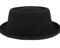 Hot Stetson Woolfelt Black Pork Pie -