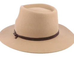 Fedora-Stetson Woolfelt Camel Fedora -