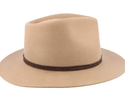 Fedora-Stetson Woolfelt Camel Fedora -