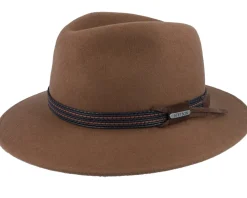 Traveler-Stetson Woolfelt Camel Traveller - Brown