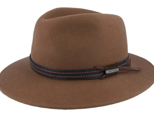 Traveler-Stetson Woolfelt Camel Traveller - Brown